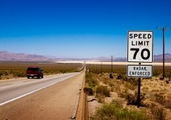 What are the four major speed laws in California?