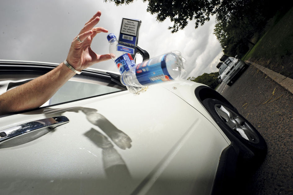 littering highway california ticket tickets