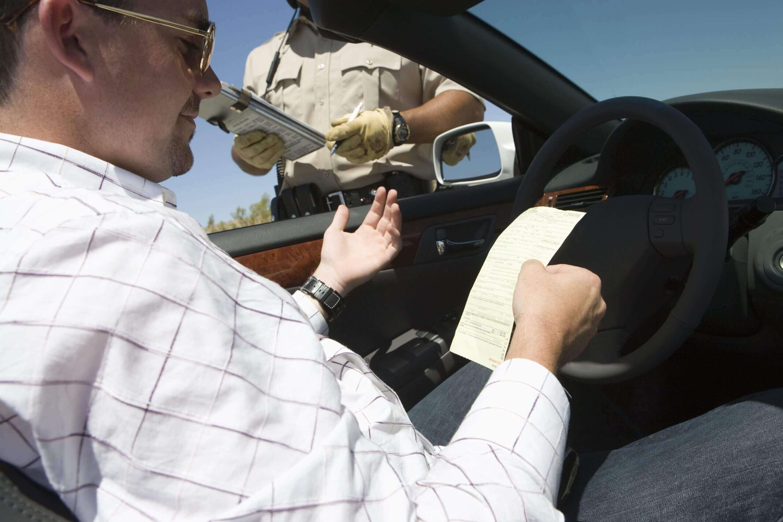 photo traffic ticket not driver