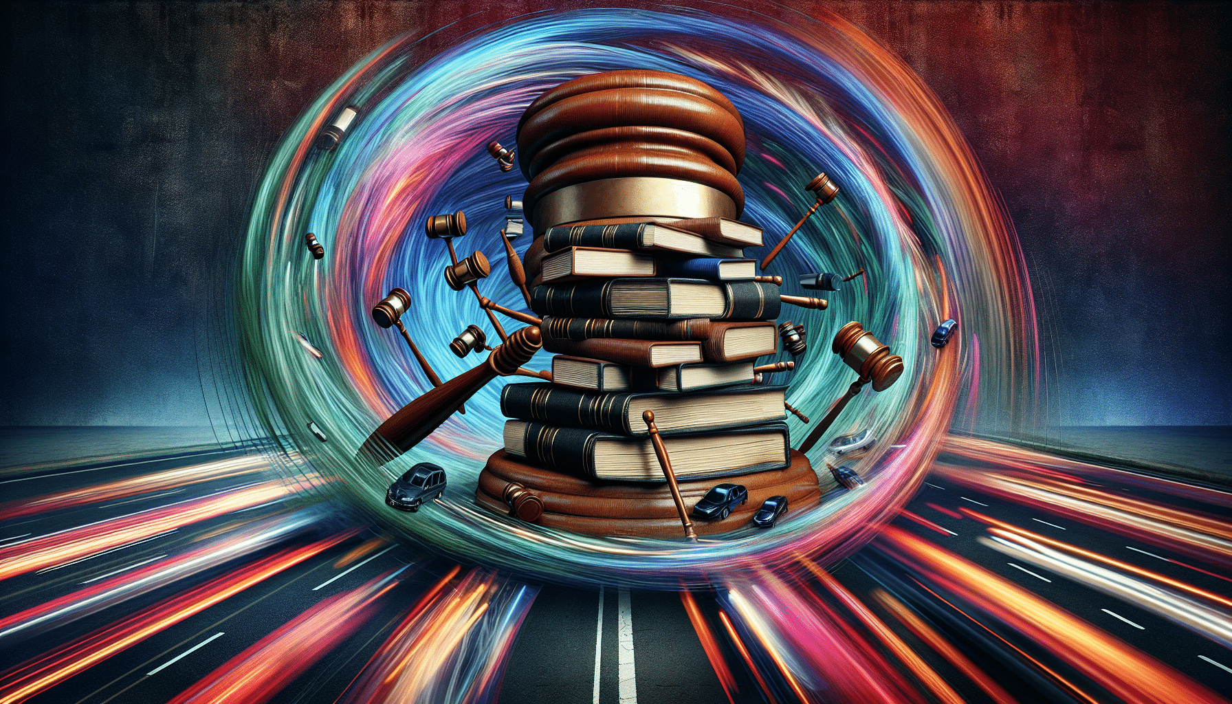 Legal defense concept illustration