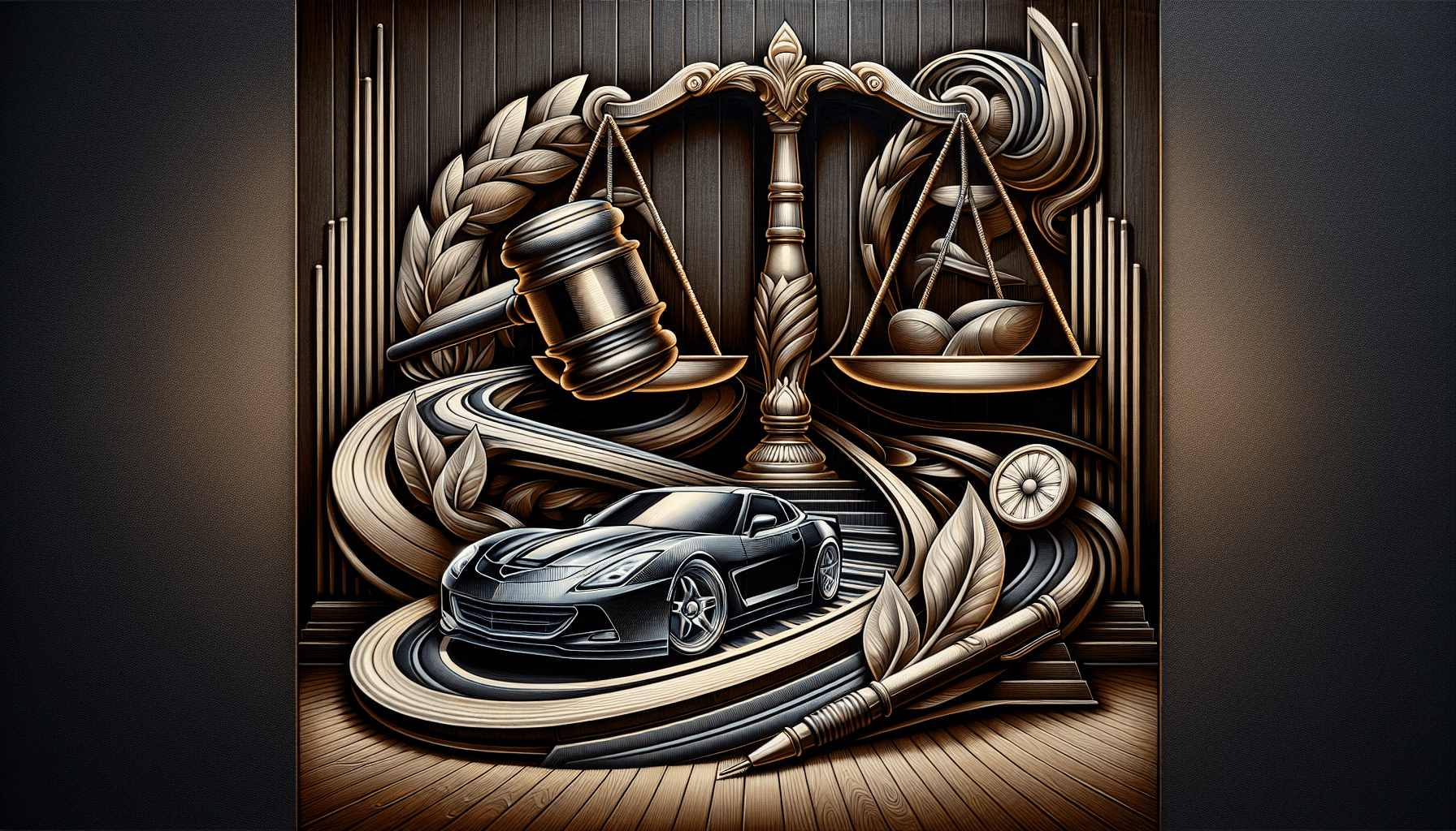 An illustration of legal defenses against illegal U-turn tickets.